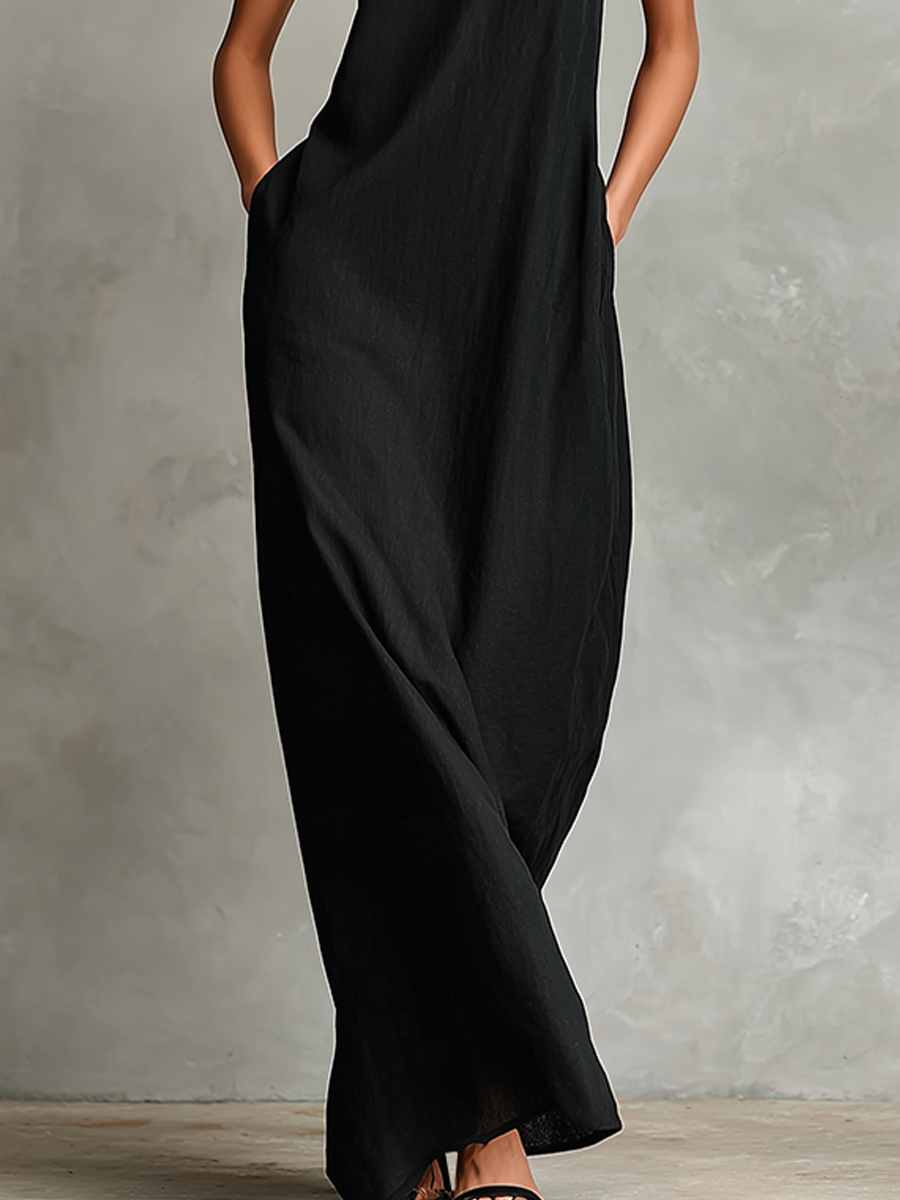 Ava | High-Neck Maxi Dress