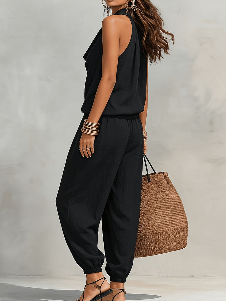 Harper | Cowl-Neck Halter Two-Piece Set