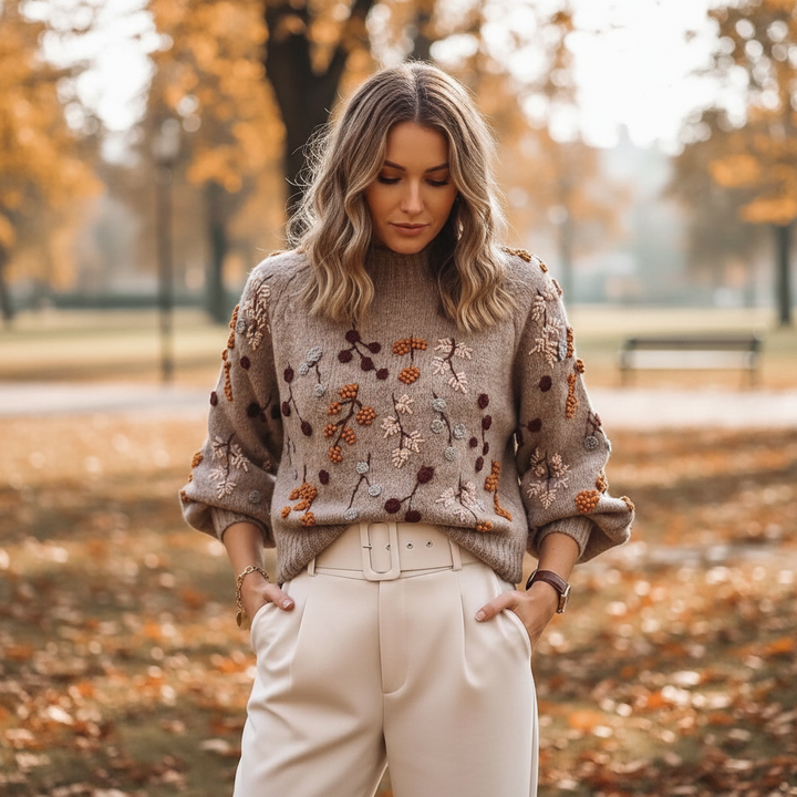 Knitted women's sweater - Charlotte