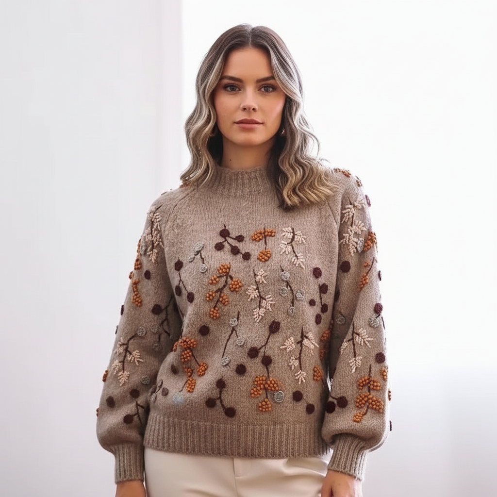 Knitted women's sweater - Charlotte