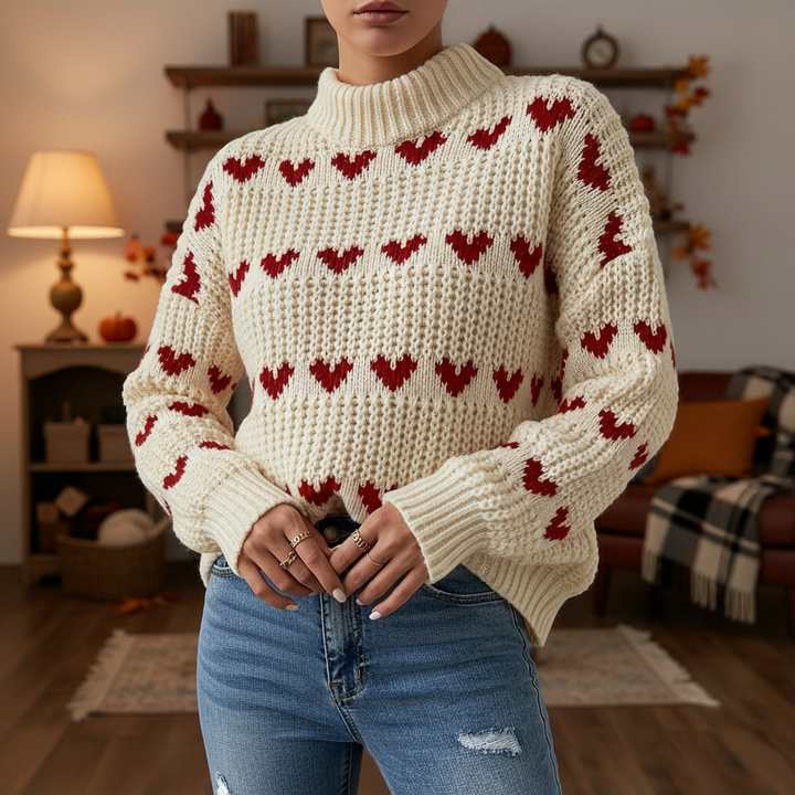 High collar sweater - Irene