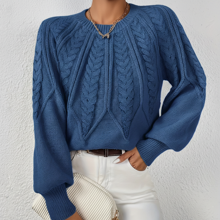 Cable knit jumper - Karin