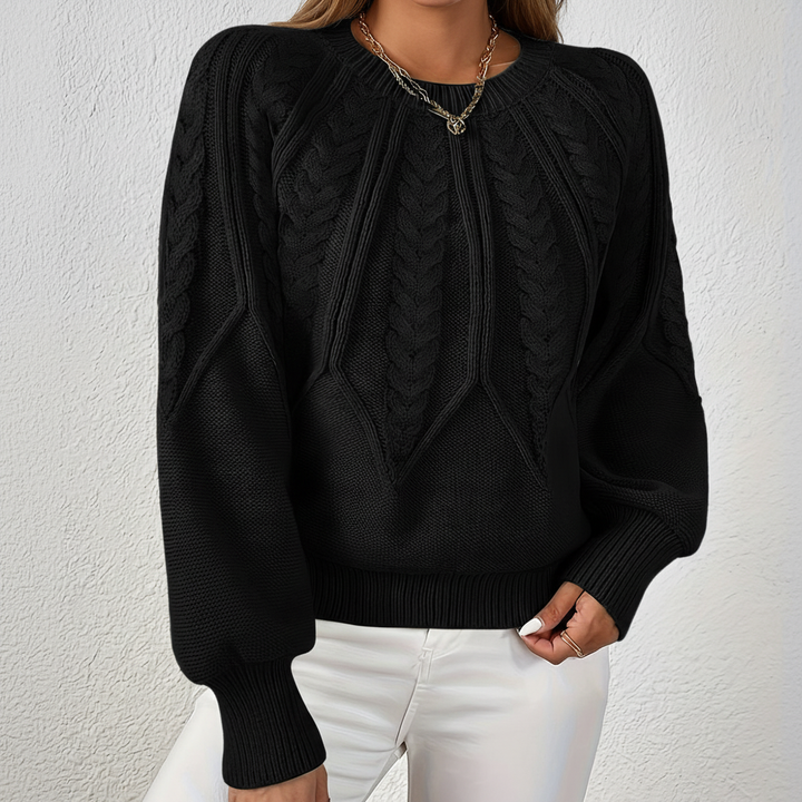 Cable knit jumper - Karin