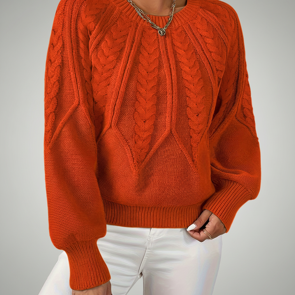 Cable knit jumper - Karin
