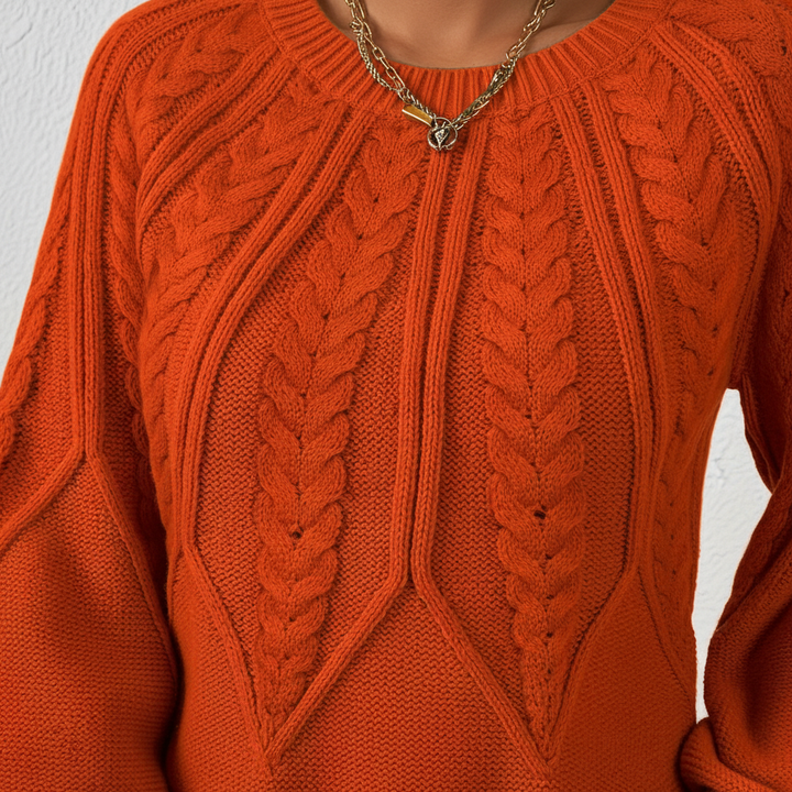 Cable knit jumper - Karin