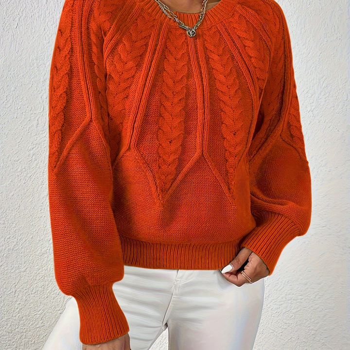 Cable knit jumper - Karin
