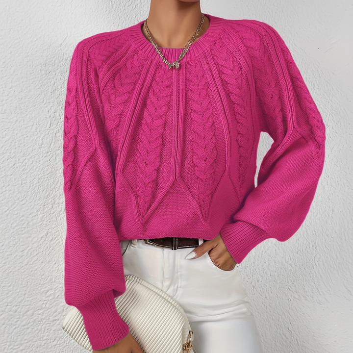 Cable knit jumper - Karin