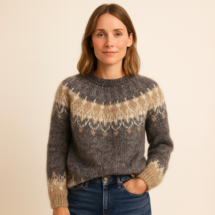 Classic crewneck sweater - Xenia