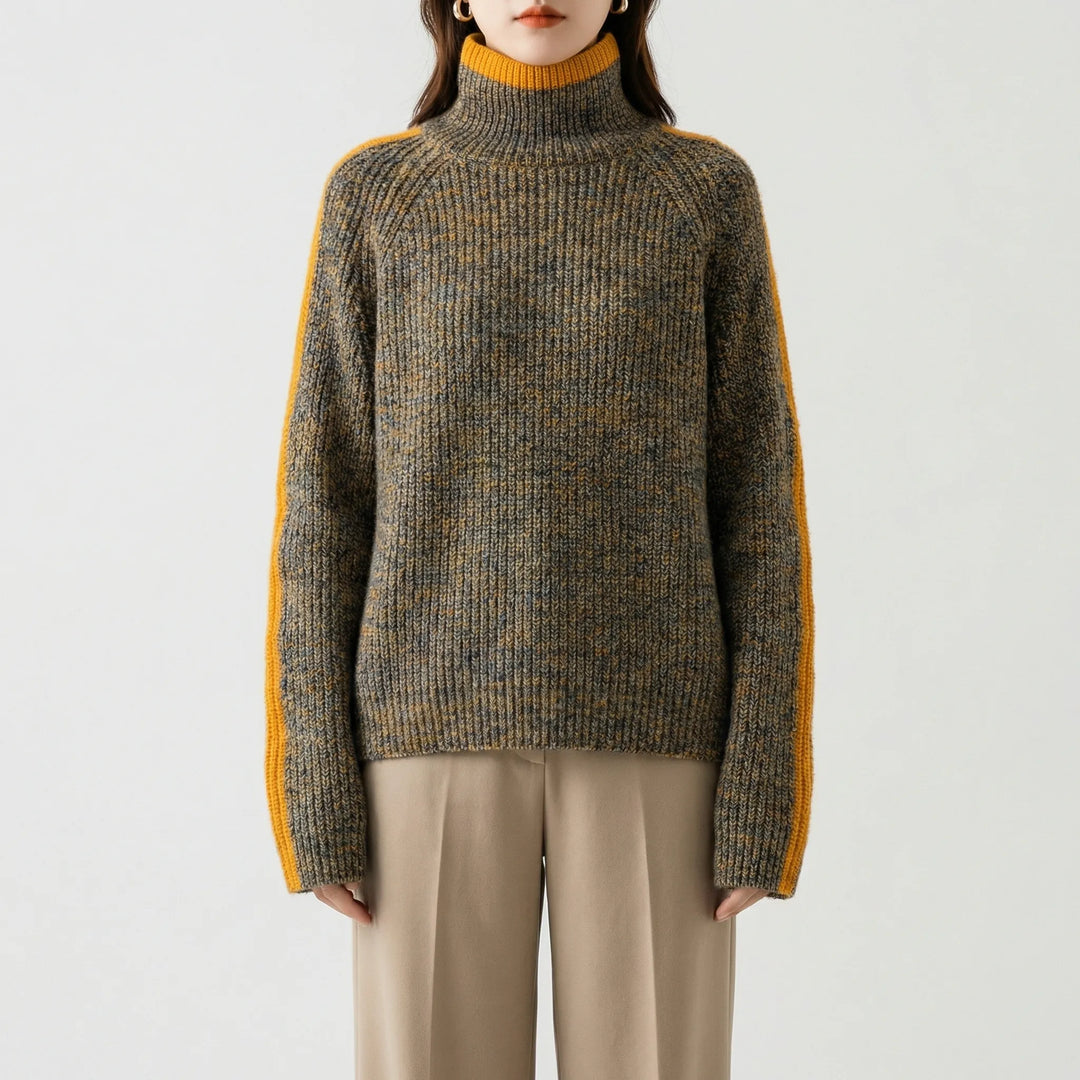 Relaxed-Fit Turtleneck Sweater - Ayleen