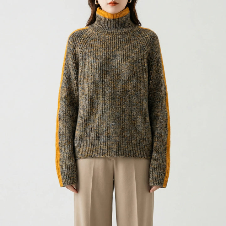 Relaxed-Fit Turtleneck Sweater - Ayleen