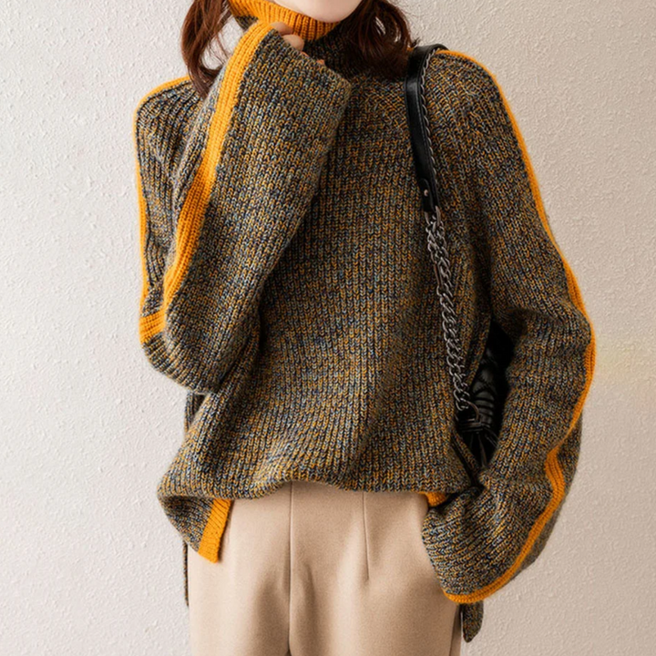 Relaxed-Fit Turtleneck Sweater - Ayleen