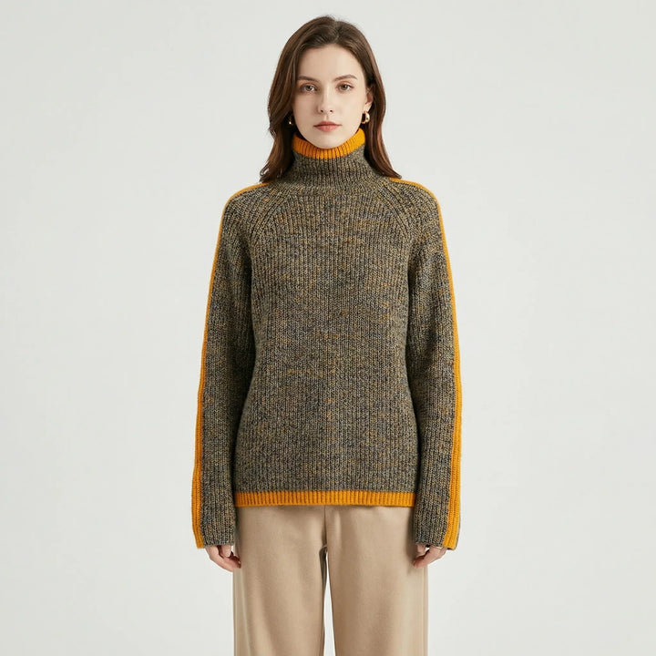 Relaxed-Fit Turtleneck Sweater - Ayleen