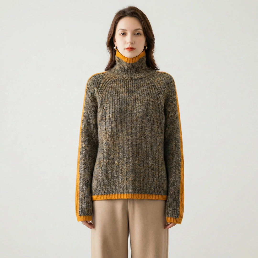 Relaxed-Fit Turtleneck Sweater - Ayleen