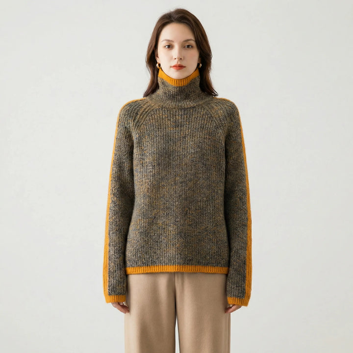 Relaxed-Fit Turtleneck Sweater - Ayleen