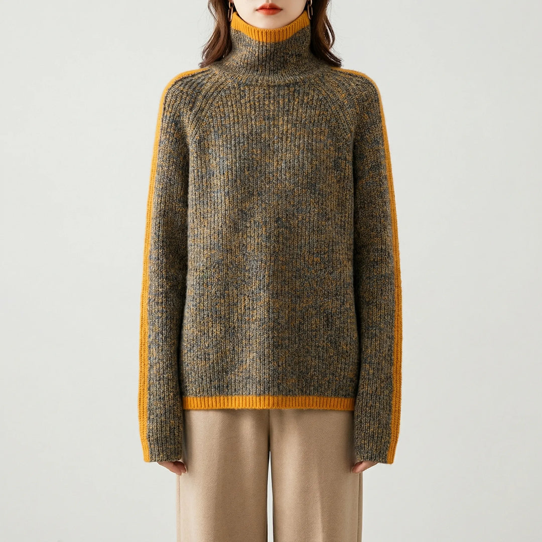 Relaxed-Fit Turtleneck Sweater - Ayleen