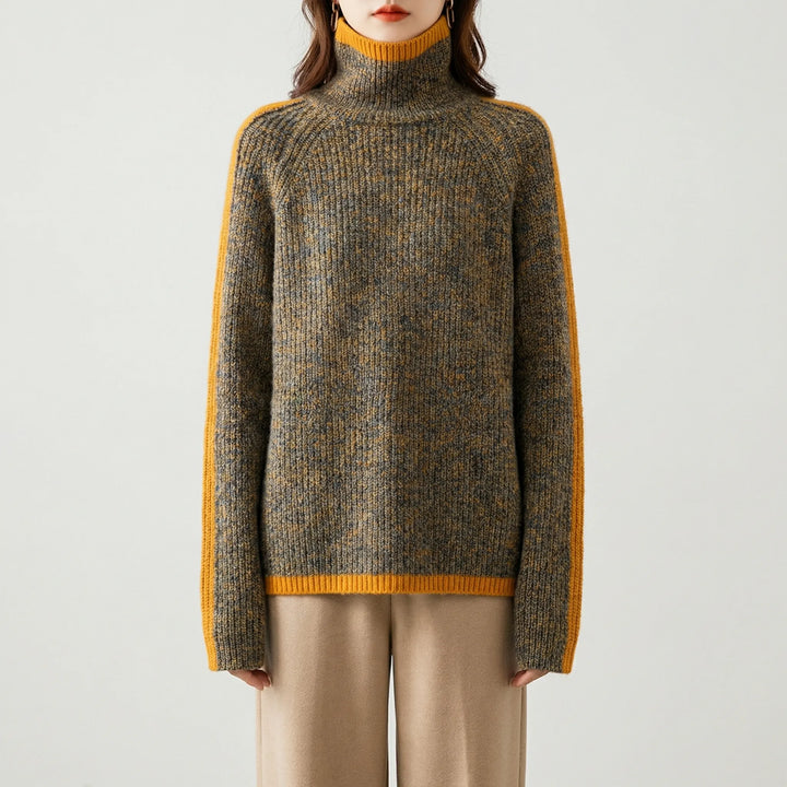 Relaxed-Fit Turtleneck Sweater - Ayleen