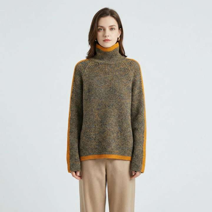 Relaxed-Fit Turtleneck Sweater - Ayleen