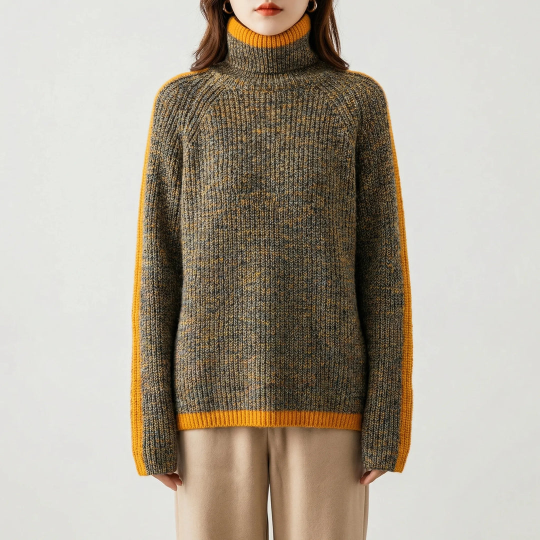 Relaxed-Fit Turtleneck Sweater - Ayleen