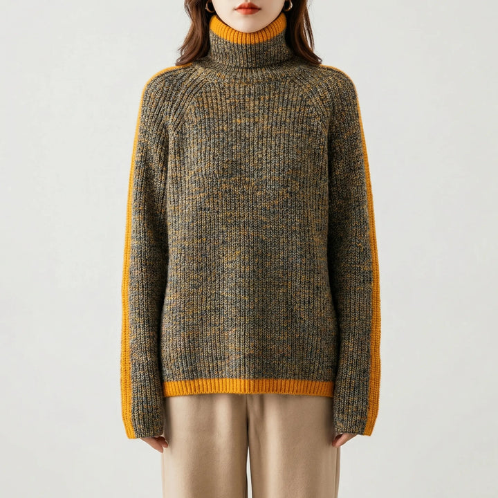 Relaxed-Fit Turtleneck Sweater - Ayleen