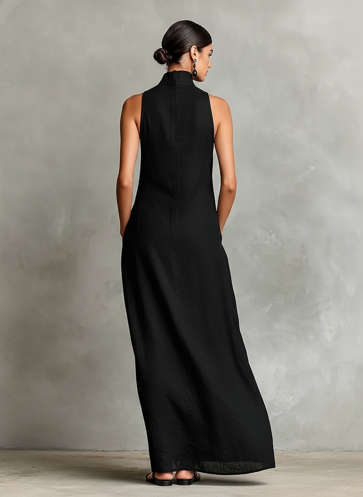 Ava | High-Neck Maxi Dress