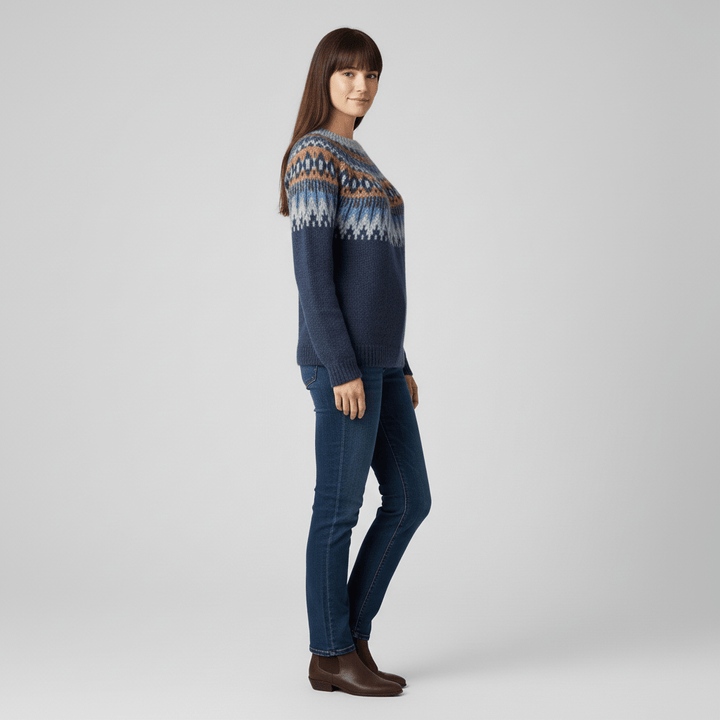 Nordic-Inspired Winter Knit Pullover - Paula