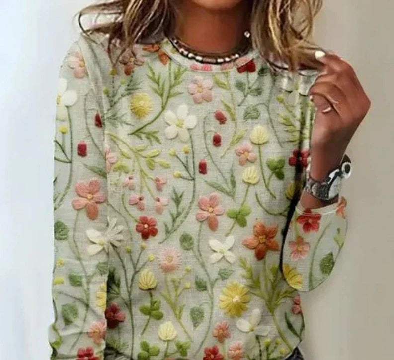 Light women's autumn jumper with a loose fit – Constanzen