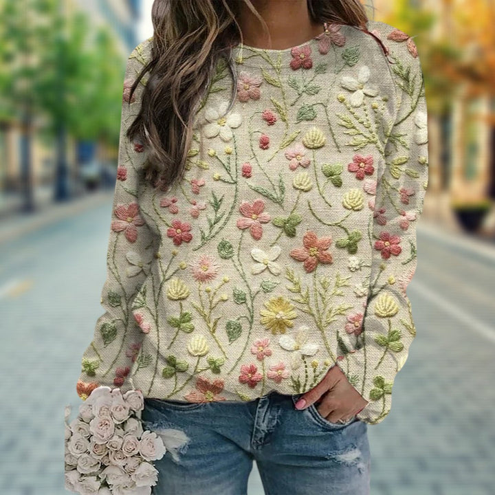 Light women's autumn jumper with a loose fit – Constanzen