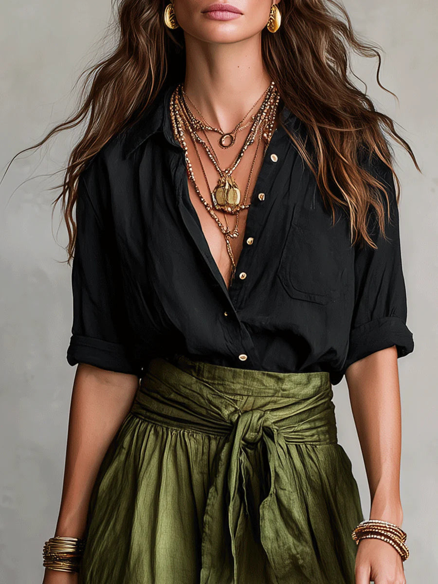Margot | Tie-Waist Skirt Set