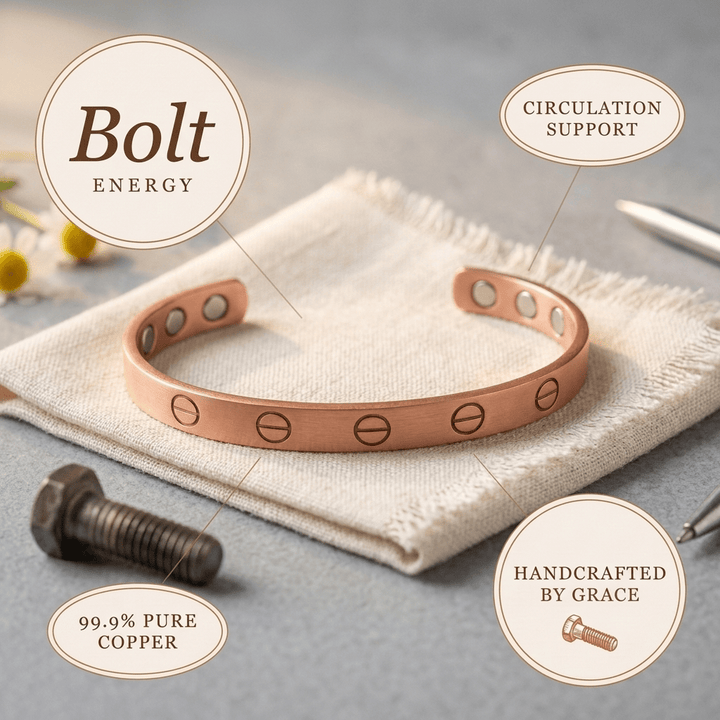 Bolt Copper Bracelet