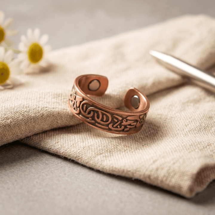 Grace's Burr Copper Ring