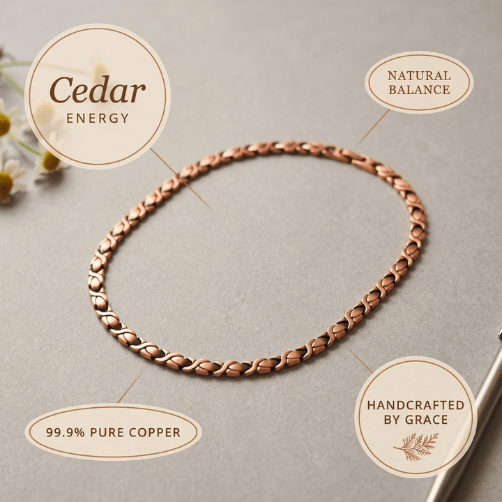 Cedar Copper Necklace