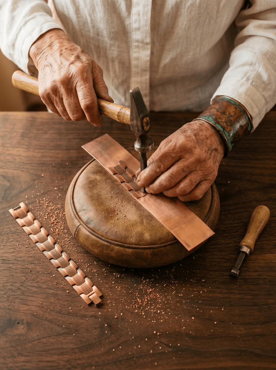 Crag Copper Bracelet