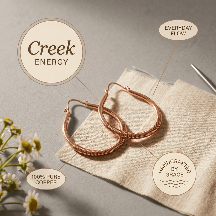 Creek Copper Earrings