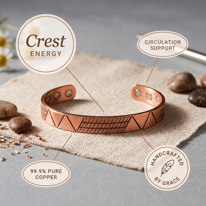 Crest Copper Bracelet