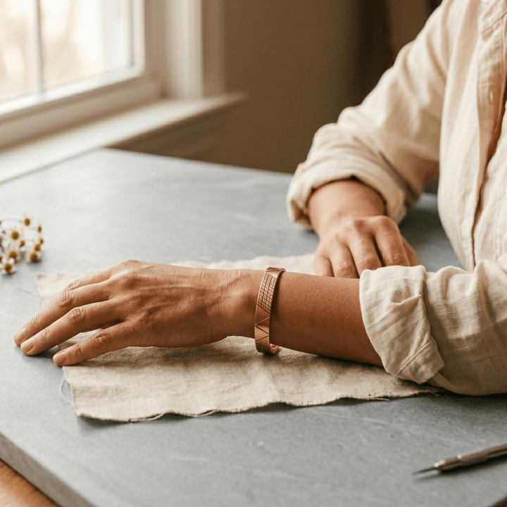 Crest Copper Bracelet