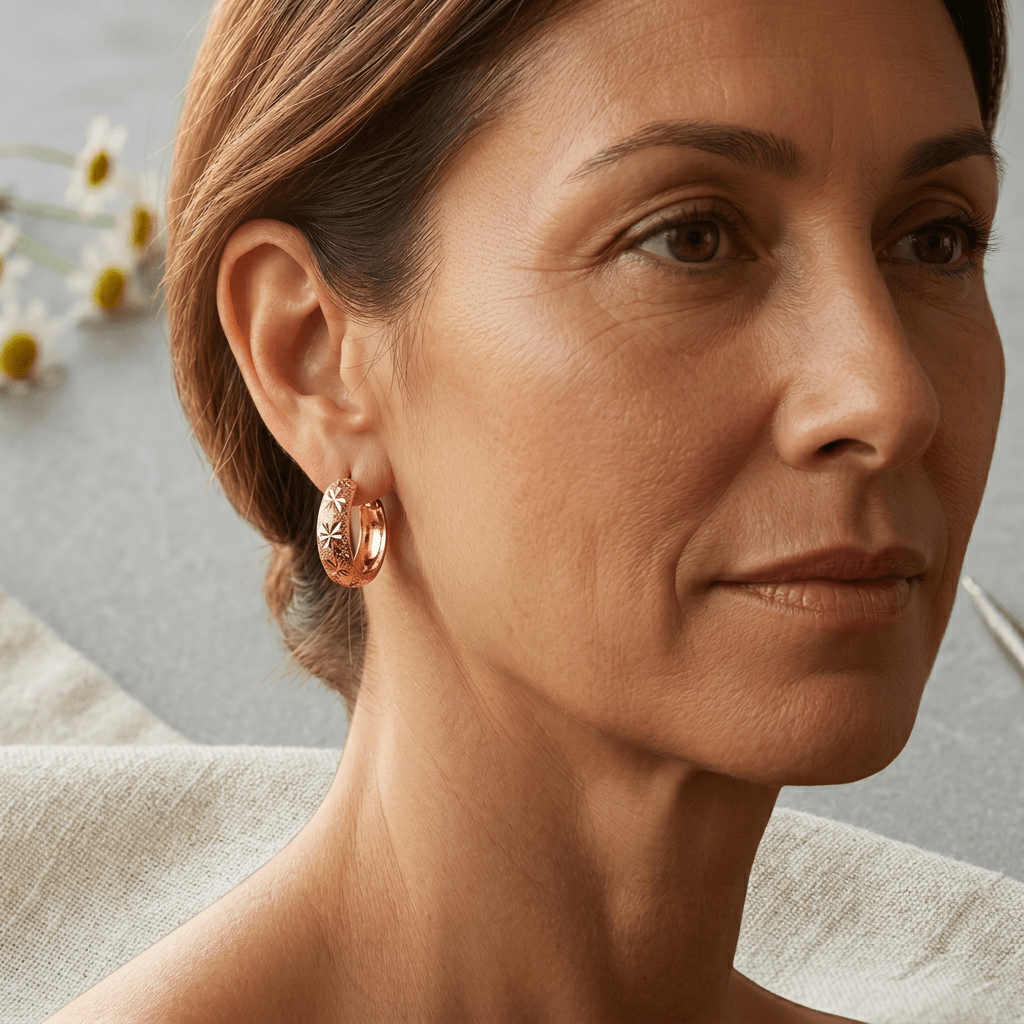 Dew Copper Earrings