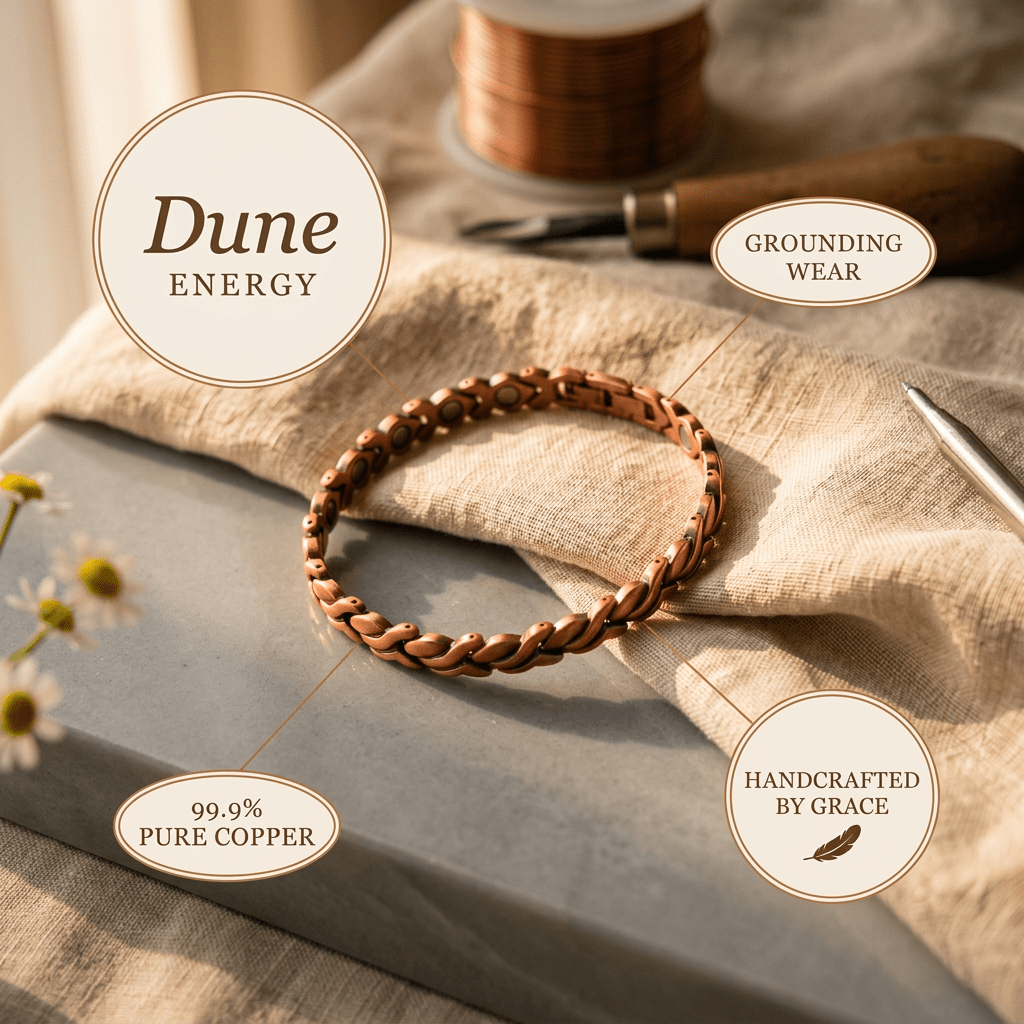 Dune Copper Anklet