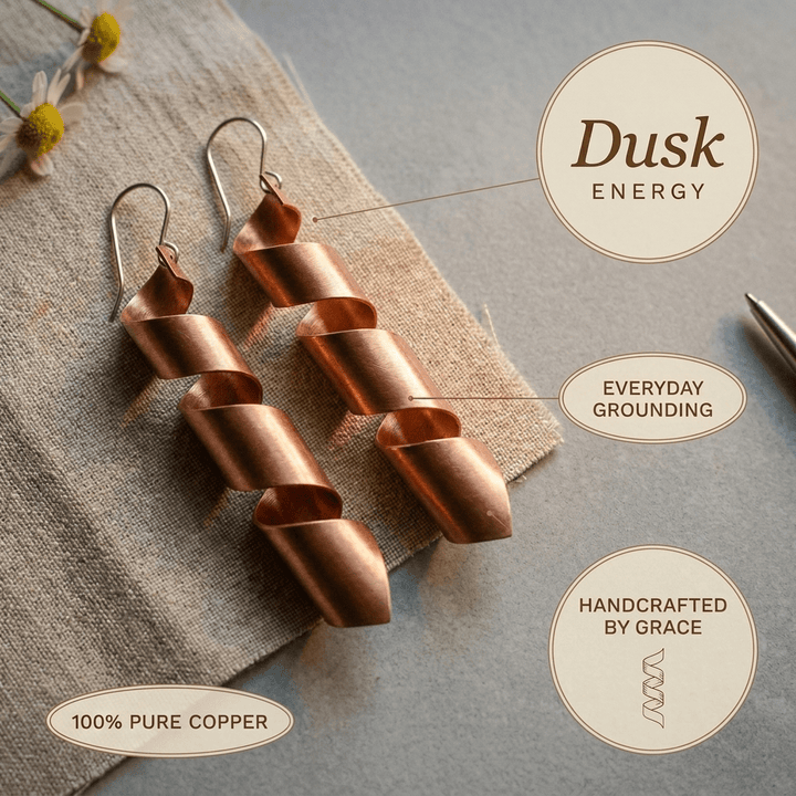 Dusk Copper Earrings