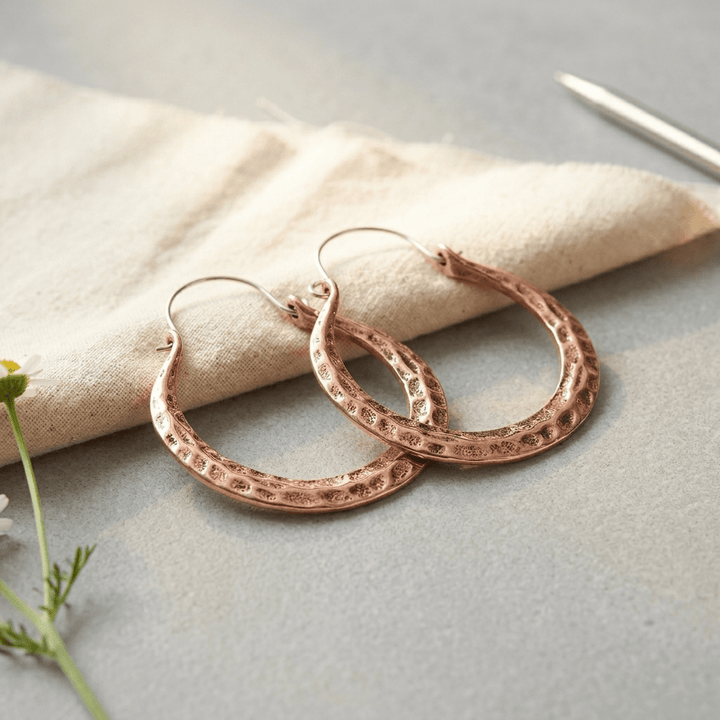 Ember Copper Earrings