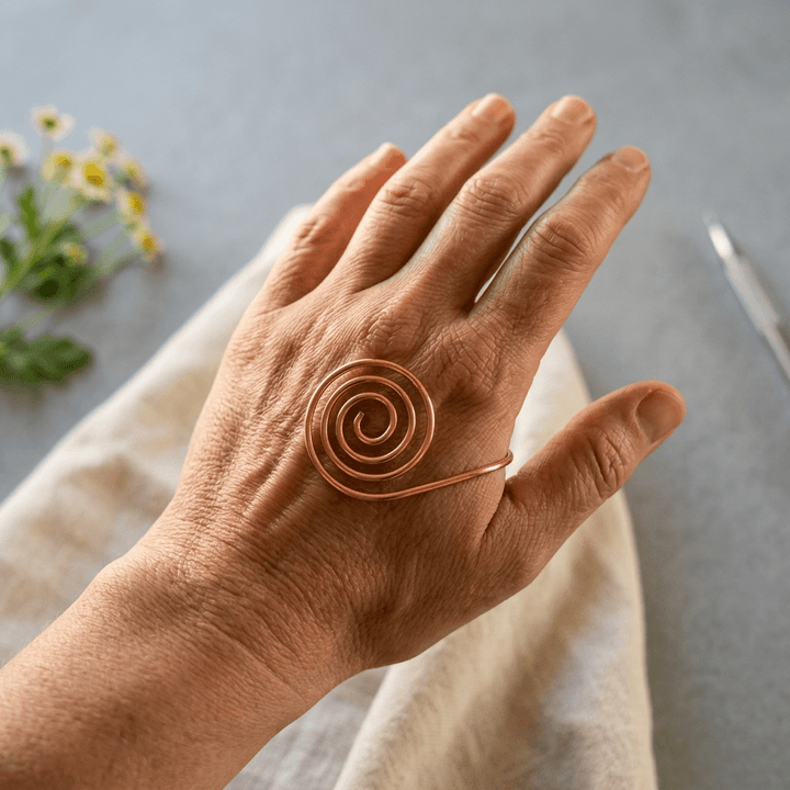 Flow Copper Hand Spiral