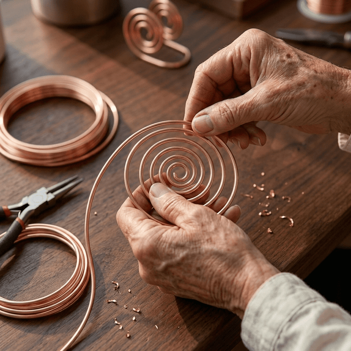 Flow Copper Hand Spiral