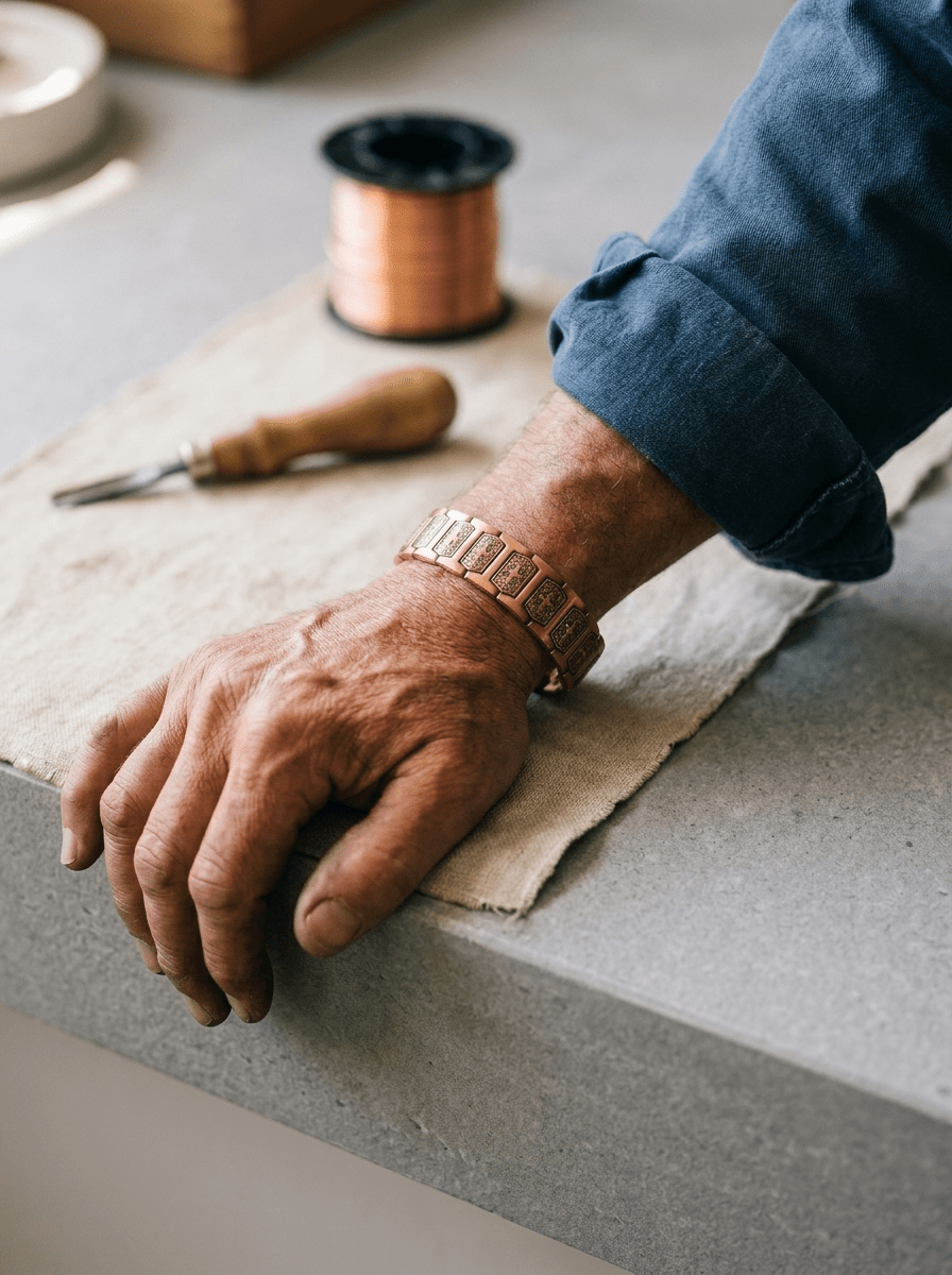 Gale Men's Copper Bracelet