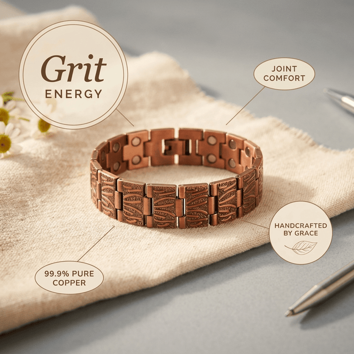 Grit Men's Copper Bracelet