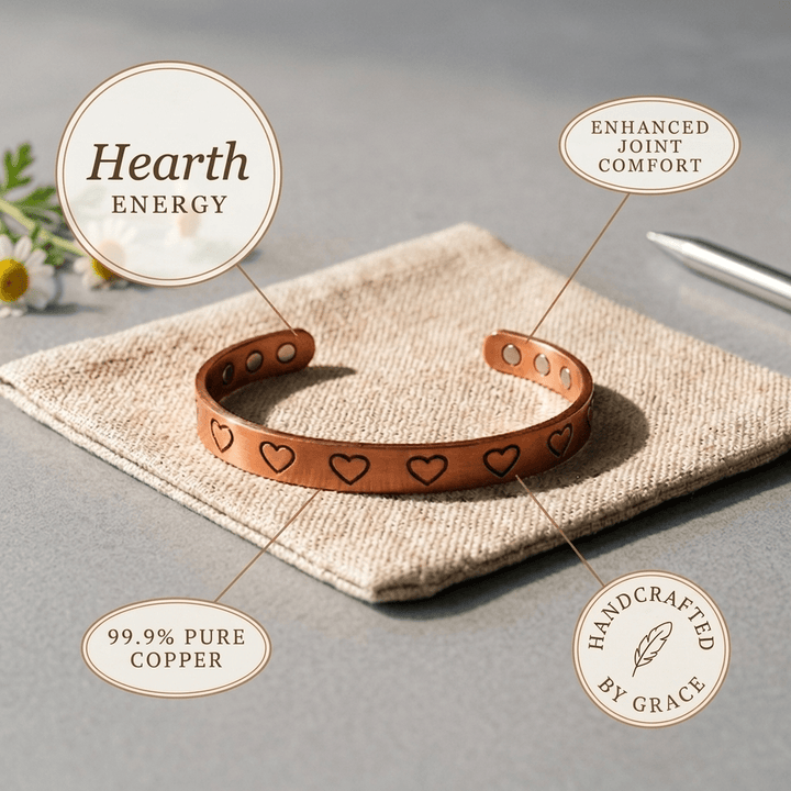 Hearth Copper Bracelet
