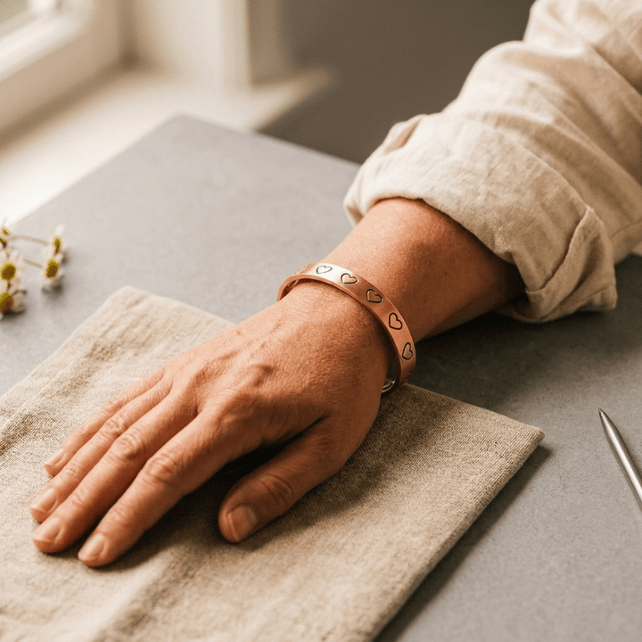 Hearth Copper Bracelet