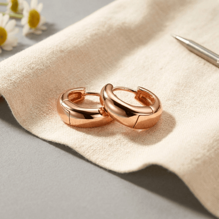 Linnet Copper Hoop Earrings