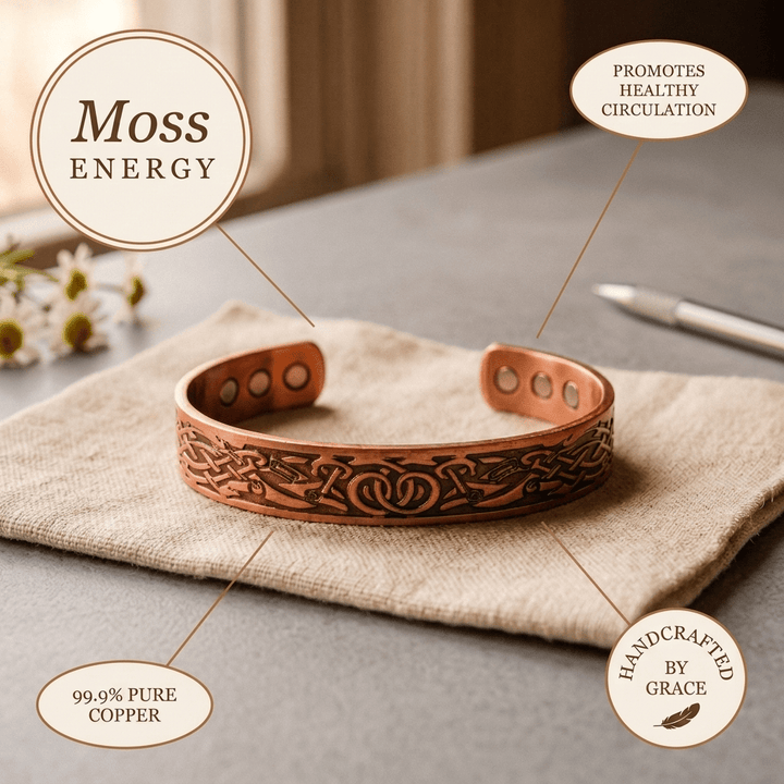 Moss Copper Bracelet