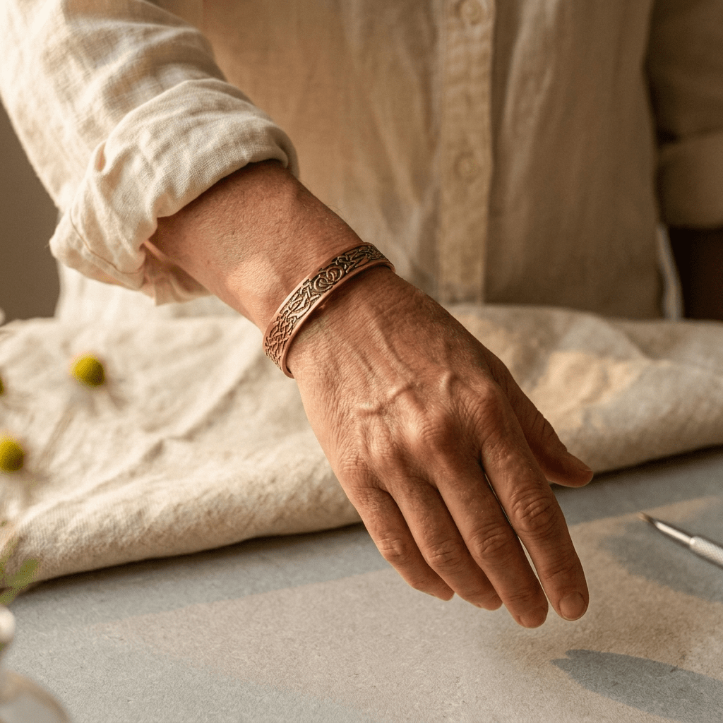 Moss Copper Bracelet