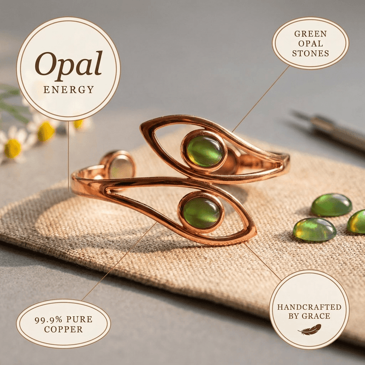 Opal Copper Bracelet