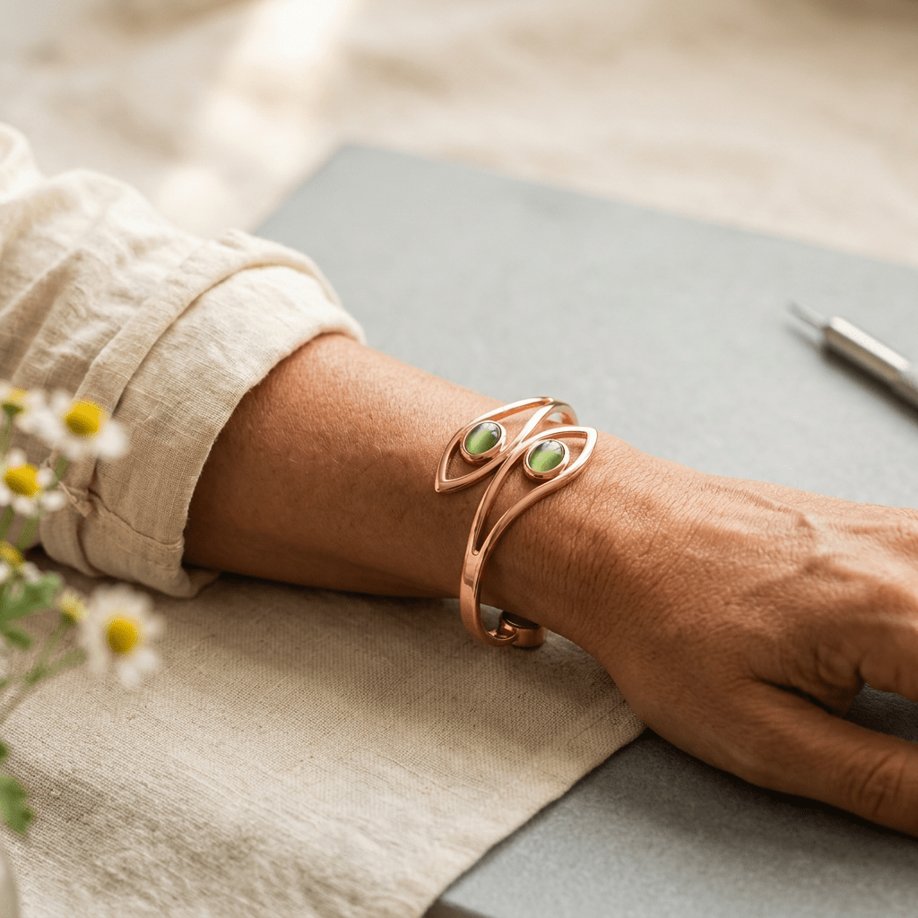 Opal Copper Bracelet